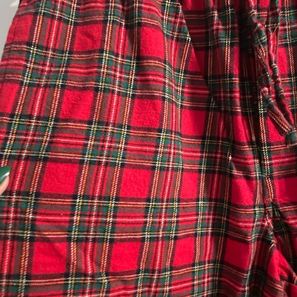 St. John's Bay Red and Black Plaid Men’s Pajama Pants size small - Picture 5 of 5